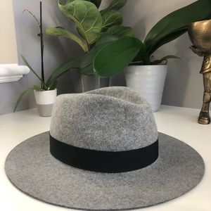 NWT Rag & bone Lenny heather grey fedora - size small
